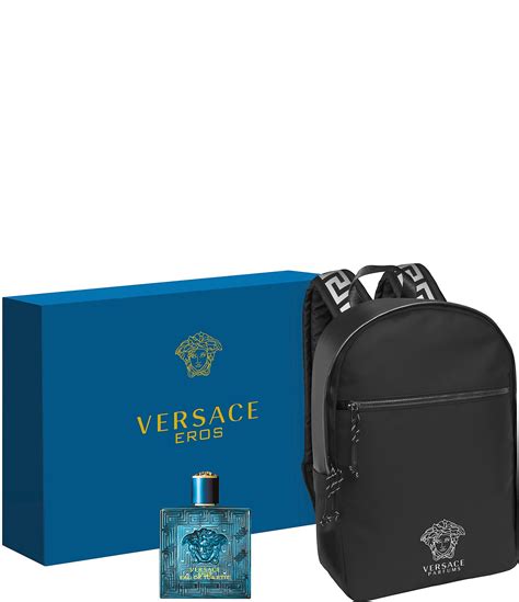 versace perfume set for men|versace men's perfume with backpack.